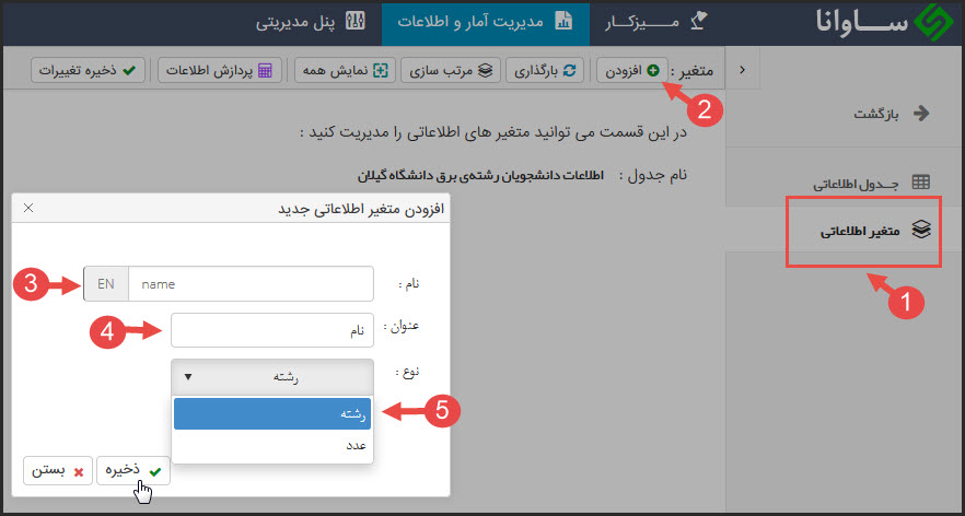 متغییر اطلاعاتی