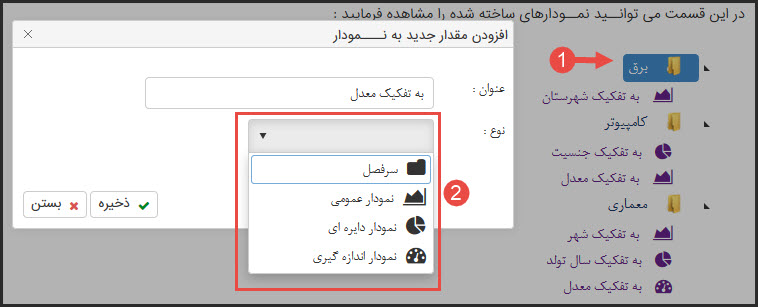 ساخت نمودار3